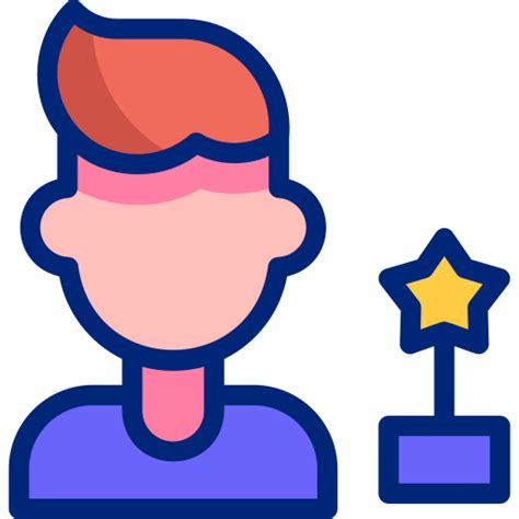 Actor Basic Accent Lineal Color icon