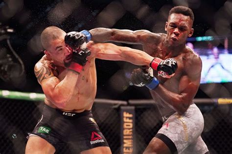 UFC 243 Israel adesanya ganó por ko a robert whittaker en MARCA