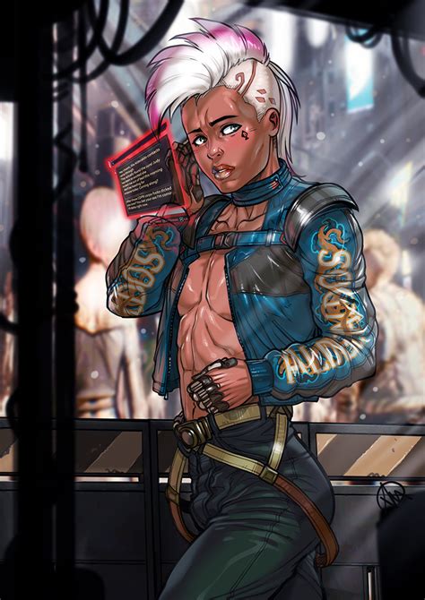 Cyberpunk Damien Oc Commission By Ganassa Hentai Foundry