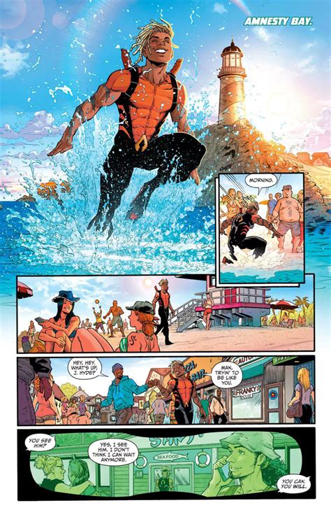 One Piece Easter Eggs In New Aqualad Preview From Dc Comics Nami