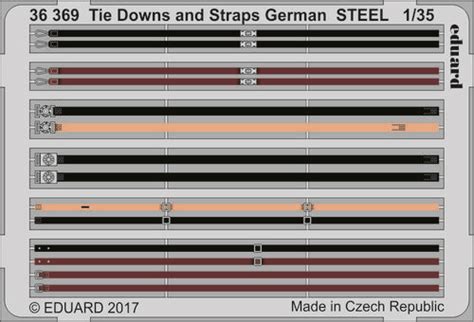 Tie Downs And Straps German STEEL Eduard 36369