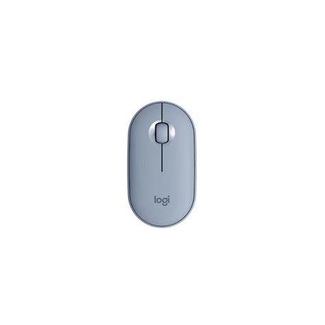 Logitech Pebble M350 Wireless Ambidextrous Mouse Blue Grey Geewiz