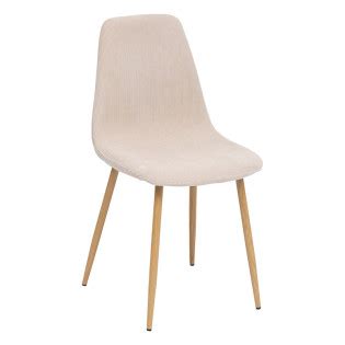 Chaise Roka Velours C Tel Kaki Pieds Effet Bois Atmosphera Le D P T