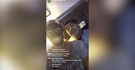 El Divertido Vivo De Diego Maradona En Instagram Desde La Cama Contó