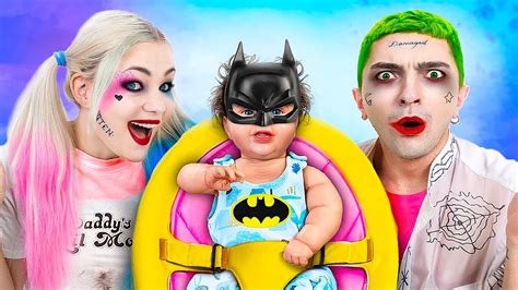 Aku Diadopsi Oleh Pahlawan Super Harley Quinn Dan Joker Menjadi Orang