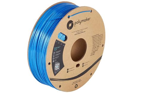 Polymaker PolyLite SILK PLA Blau Mit Metallglanz 1 75mm 1kg