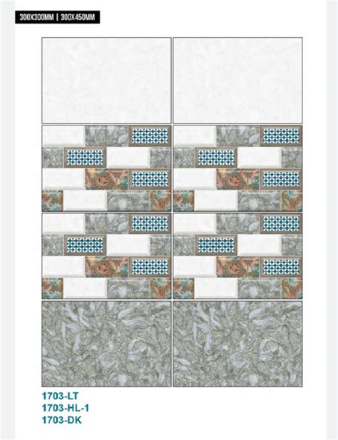 Ceramic Polished Digital Wall Tiles X Mm Size X Feet At