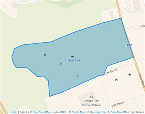christie park  alexandria map  routes