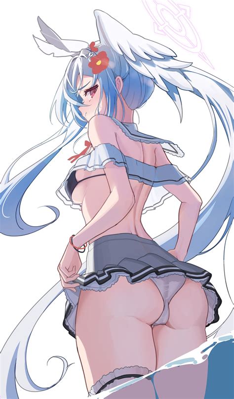 Patanda Suzumi Blue Archive Alea Blue Archive Absurdres Highres 1girl Ass Bikini