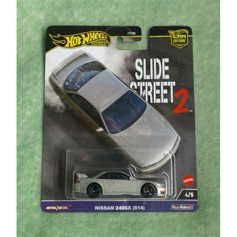 Jual Hot Wheels Premium Slide Street Nissan 240SX S14 Shopee Indonesia