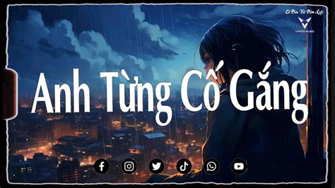 Nhạc Chill Hot Tiktok Anh Từng Cố Gắng Rung Động Sợ Phải Kết Thúc Nhạc Lofi Tâm Trạng