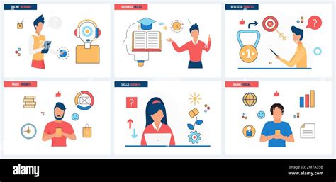 Online education portal, webinar lessons for growth of business skills