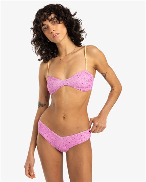 Folk Story Fiji Skimpy Coverage Reversible Bikini Bottoms For Women Billabong