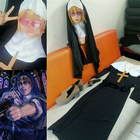 Jual fullset cosplay nun eda black lagoon biarawati | Shopee Indonesia