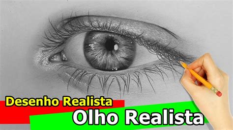 Desenhando olho realista Desenho de olhos fácil lápis