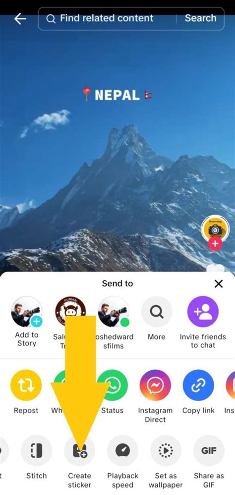 how to put stickers on tiktok