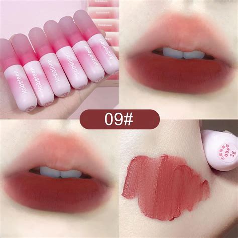 SeaAZqurtles Nude Lip Mud Lip Gloss Matte Lip Gloss Student Lipstick Stain Lip F1C2 Walmart