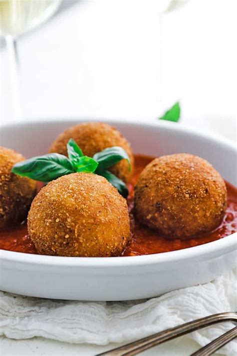 Arancini Recipe Creamy Crispy Fried Risotto Balls Chef Billy Parisi