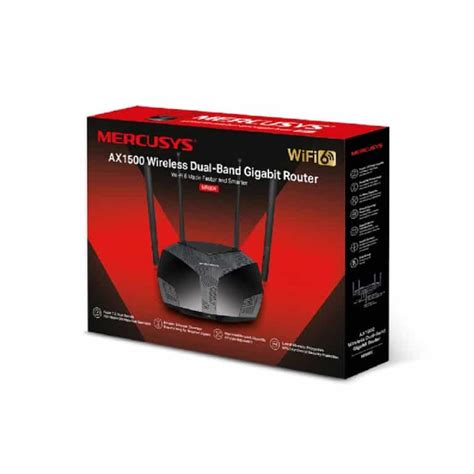 Router Mercusys Wifi 6 De Doble Banda Ax1500 Palacio De Los Detalles