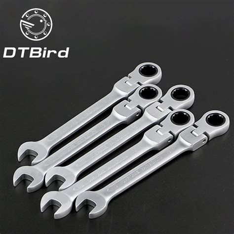 1 шт. 8-19 мм регулируемый Трещоточный ключ гаечные ключи ручные ...