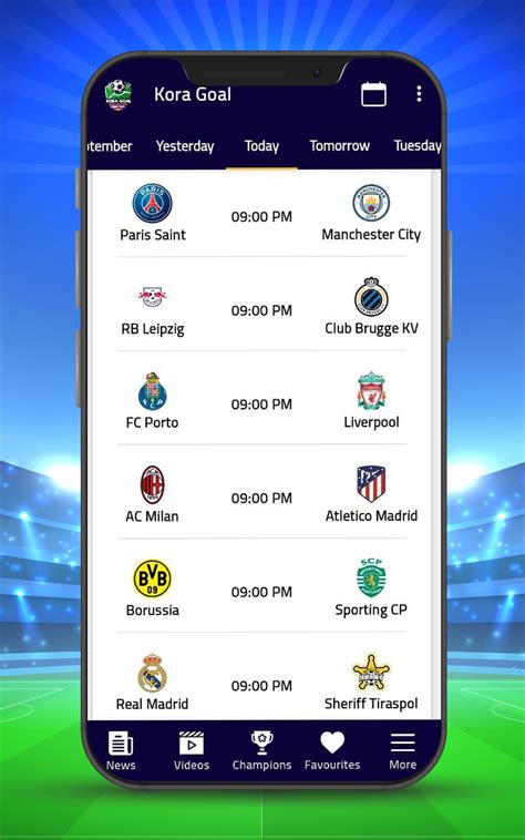 Kora Goal Sports Live Scores Apk For Android Download