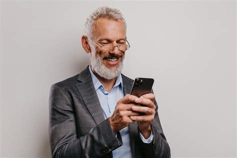 Premium Photo Portrait Of Happy Mature Businessman In Formalwear