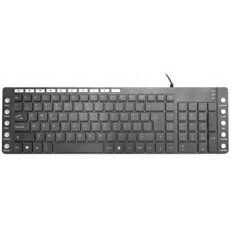 Teclado Multim Dia K Mex Fio Km Usb Dhcp Inform Tica