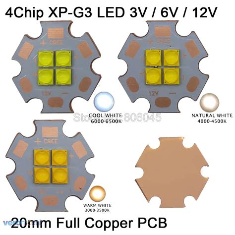 Cree Xpg Xp G V V V Chips W High Power Led Emitter Cool