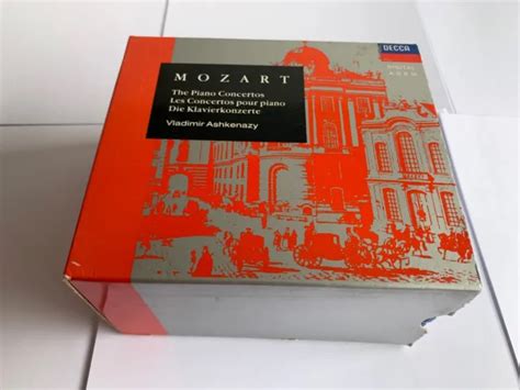 Mozart Piano Concertos Decca Cd Vladimir Ashkenazy Nm Rare Decca Box