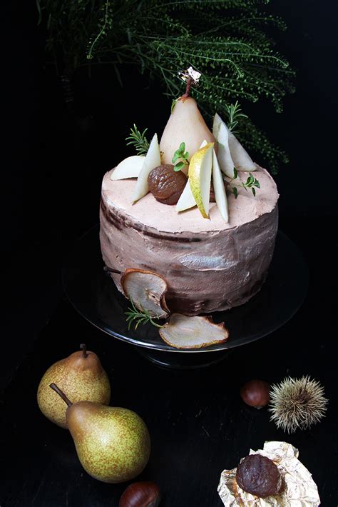 Nude Cake Chocolat Marron Poire Devorezmoi
