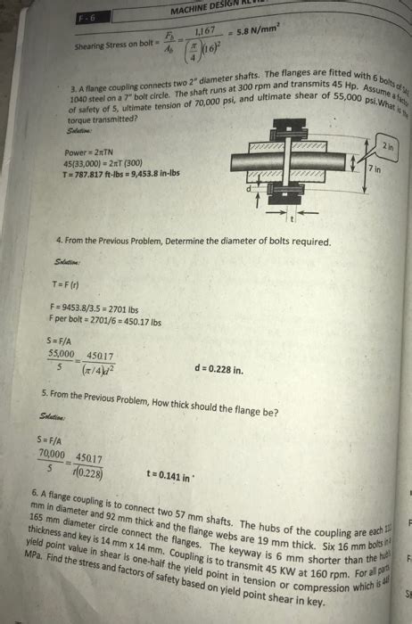 Solved Coupling (Machine Design) question 11 | Chegg.com