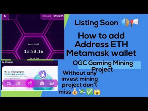 Ogc Mining App New Update Eth Address Set Edite Wallet Ethereum