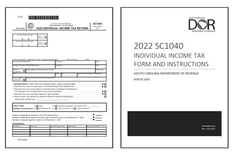 South Carolina Income Tax Form 2023 Printable Forms Free Online