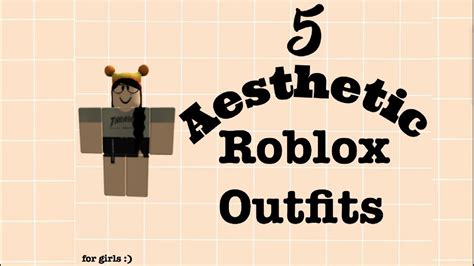 Aesthetic Roblox Outfits