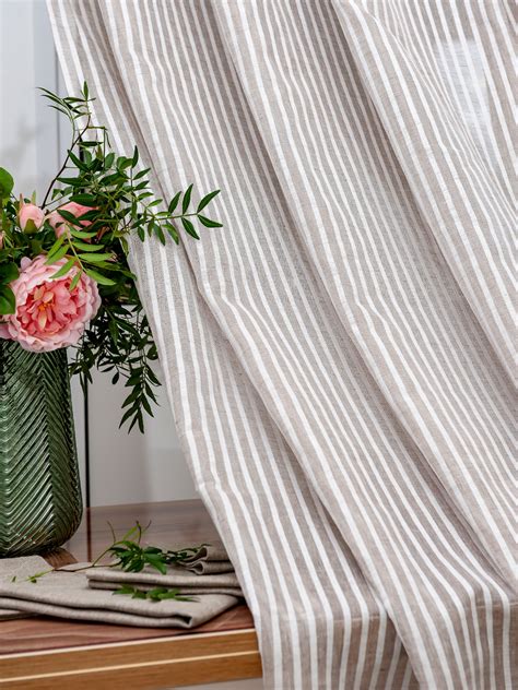 Купить тюль из натурального льна PROTEYA DECO.