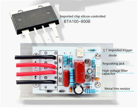 Electronic Voltage Regulator Speed Controller Thyristor Dimmer 10000W