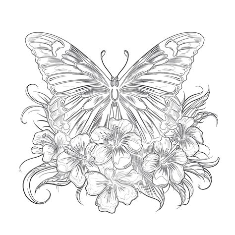 free butterfly coloring pages printable