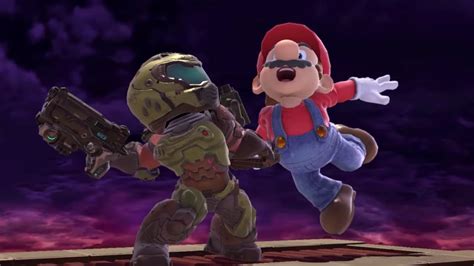 Super Smash Bros Ultimate Adding Doomslayer As Mii Fighter Costume