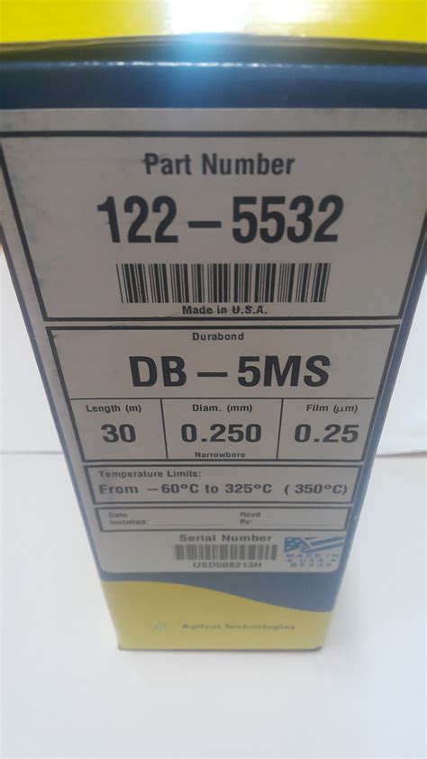 122-5532 / DB-5ms-30M.0.25mm,0.25um(STD)