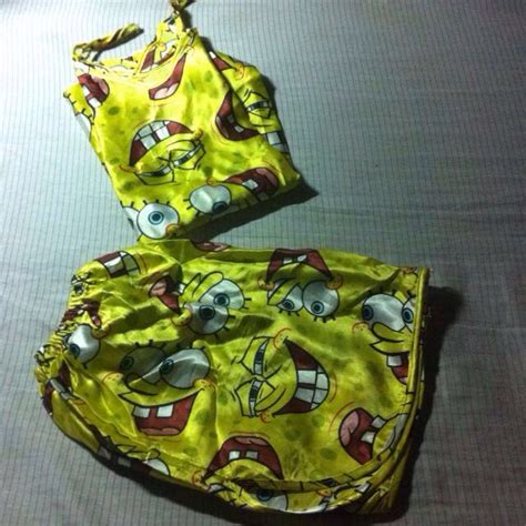 Spongebob Lingerie Women S Fashion Swimwear Bikinis Swimsuits On