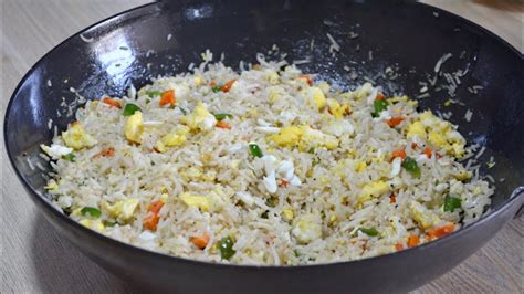 Simple Egg Fried Rice Recipe Restaurant Style Youtube