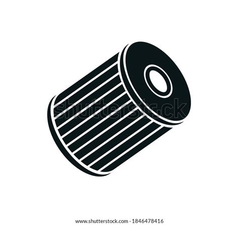 Oil Filter Icon Vector Logo Design Stock Vector Royalty Free