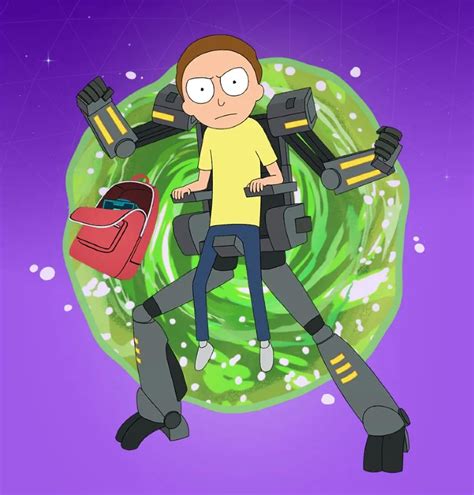 Fortnite Mecha Morty Skin - Character, PNG, Images - Pro Game Guides