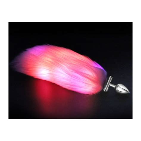 Plug Anal Et Queue Lumineuse Souple Taille S RED DISTRICT