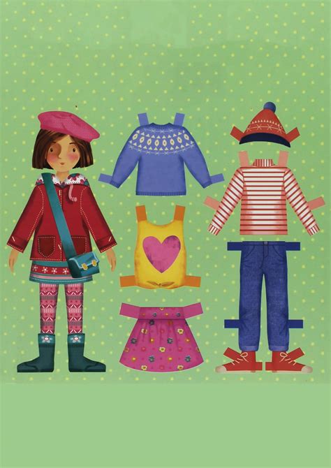 Куклы для вырезания из бумаги с одеждой: скачать и распечатать — 3mu.ru