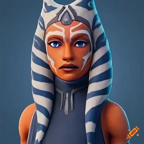 Fortnite Player Dressed As Ahsoka Tano Jumping