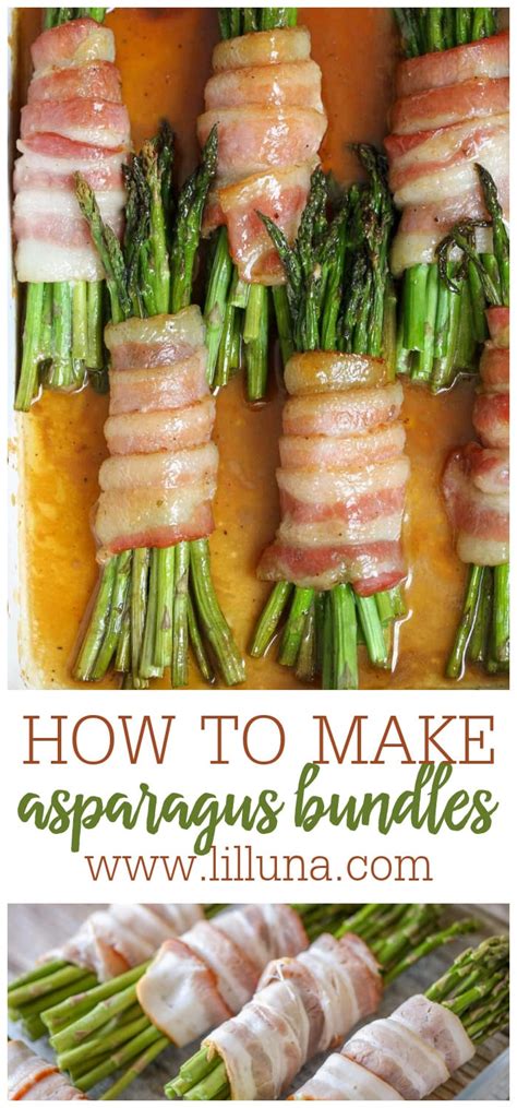 Delicious Asparagus Bundles Recipe Video Lil Luna