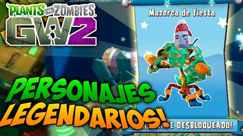 PvZGW 2 COMO CONSEGUIR PERSONAJES LEGENDARIOS Modo Infinito