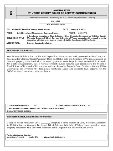 Fillable Online Warranty Deed And Bill Of Sale And Schedule Of Values