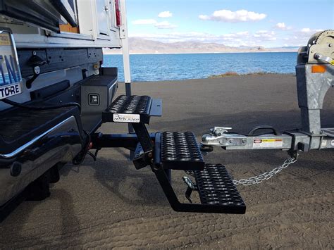 3 Step Side Mount Accessory - The Easy Hitch Step - Access the RV or